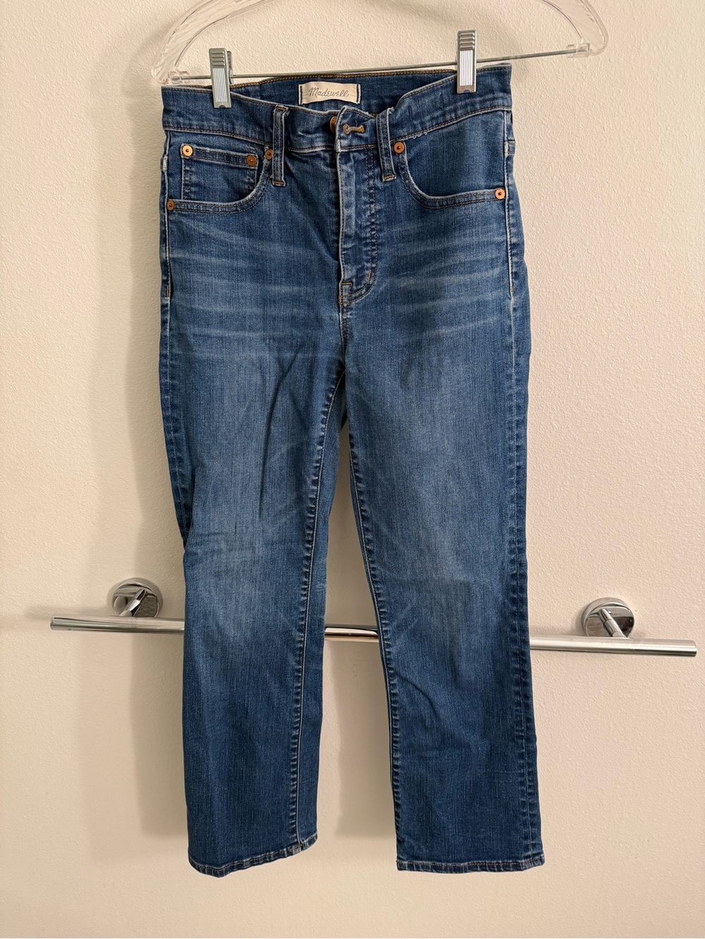 Madewell Midwash Cali Demi Boot Jeans (Cropped)